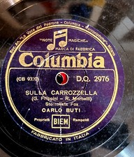 78 GIRI CARLO BUTI  SULLA CARROZZELLA COLUMBIA  D.Q. 2976 - 1939 ANNO  XVII E.F.