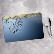 Tischset Platzset Tischmatte Platzdeckchen 45x30 Abwaschbar Öl im Wasser