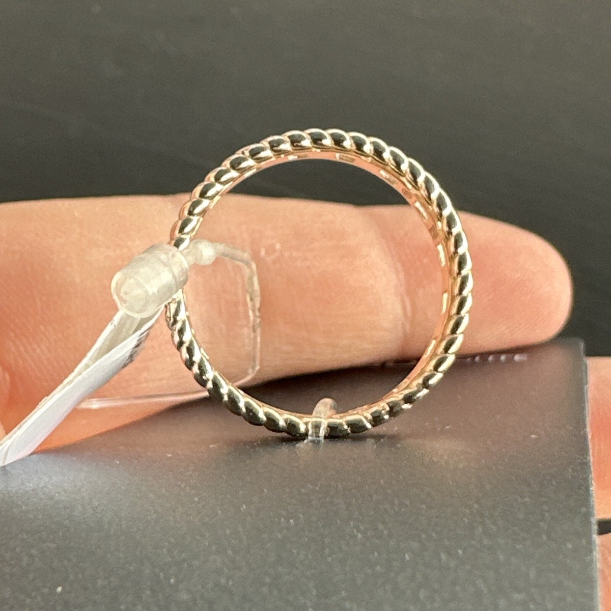 Bague Ancienne En Argent Massif 925 – Jonc Alliance Créateur Brigitte – Taille 57