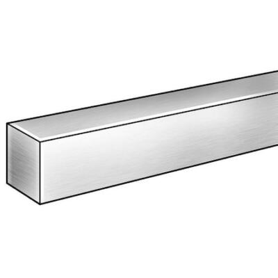 Zoro Select 6All5 Square Bar,Aluminum,6063,1 X 1 In,8 Ft