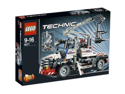 LEGO Power Company City Town Utility Worker Lineman Bucket Truck
