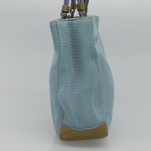 Borsa a mano sportiva Prada nylon blu chiaro originale 114691 - Foto 3 di 24
