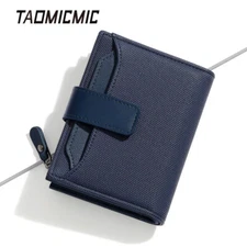 RFID Blocking Women Wallet Small Leather Credit Card Holder Mini Bifold Purse US