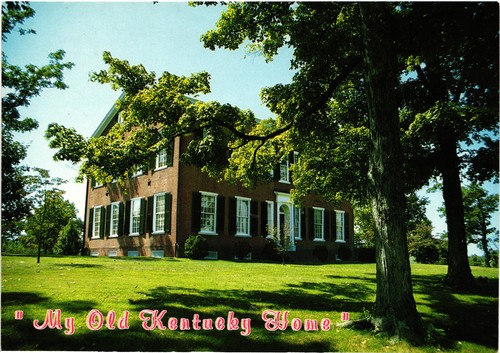 My Old Kentucky Home State Park Bardstown, KY Postcard Unposted - 第 1/2 張圖片