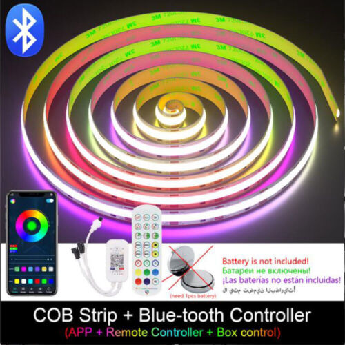 COB RGBIC Addressable ws2811 IC Streamer led strip light bluetooth APP set - Picture 20 of 21