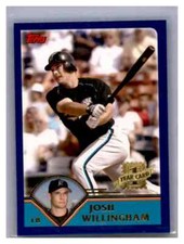 2003 Topps Traded & Rookies - [Base] #T222 - Josh Willingham  baseball card