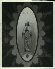 1971 Press Photo Statue in Sodality Chapel at Springhill College, Alabama