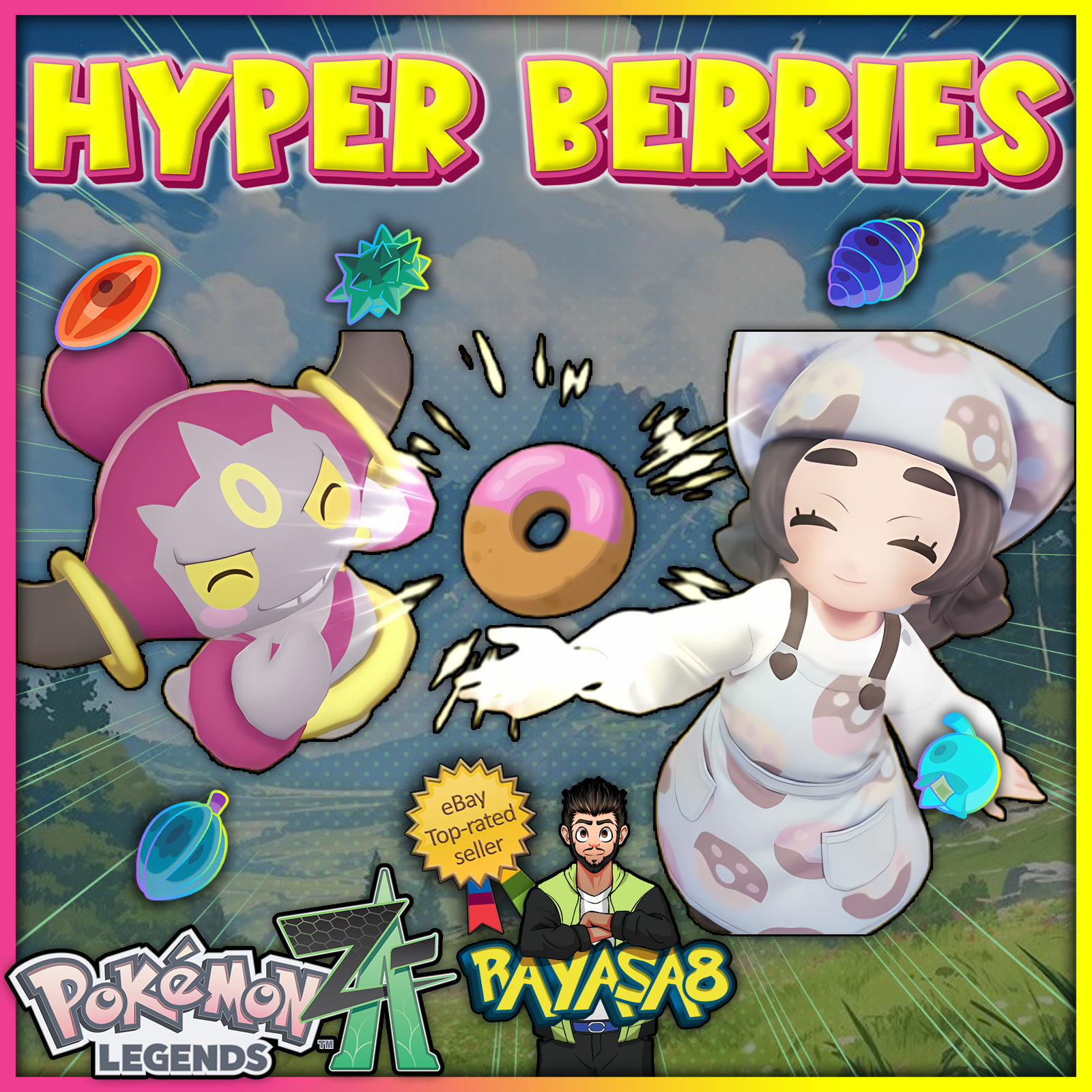 Hyper Berry Hyper Berries DLC Pokémon Legends Z A | Held Items | Fast Trade Hyper ...