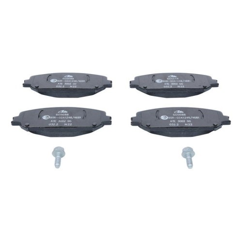 Plaquettes de frein Ate avec friction céramique haute performance pour Renault