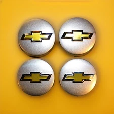 Chevrolet 4pc Wheel Center Caps 58mm Camaro, Cruze, Captiva, Cobalt, Volt