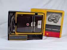Kodak Kodaslide Stereo Viewer ll in Box w/Kodachrome Vintage Slides Near Mint