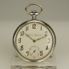 WORKING Rare LOCARNO Pocket Watch Men's no fusee duplex chronometer repeater