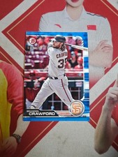 2019 Bowman Draft Blue Brandon Crawford Bowman /150 Giants #57