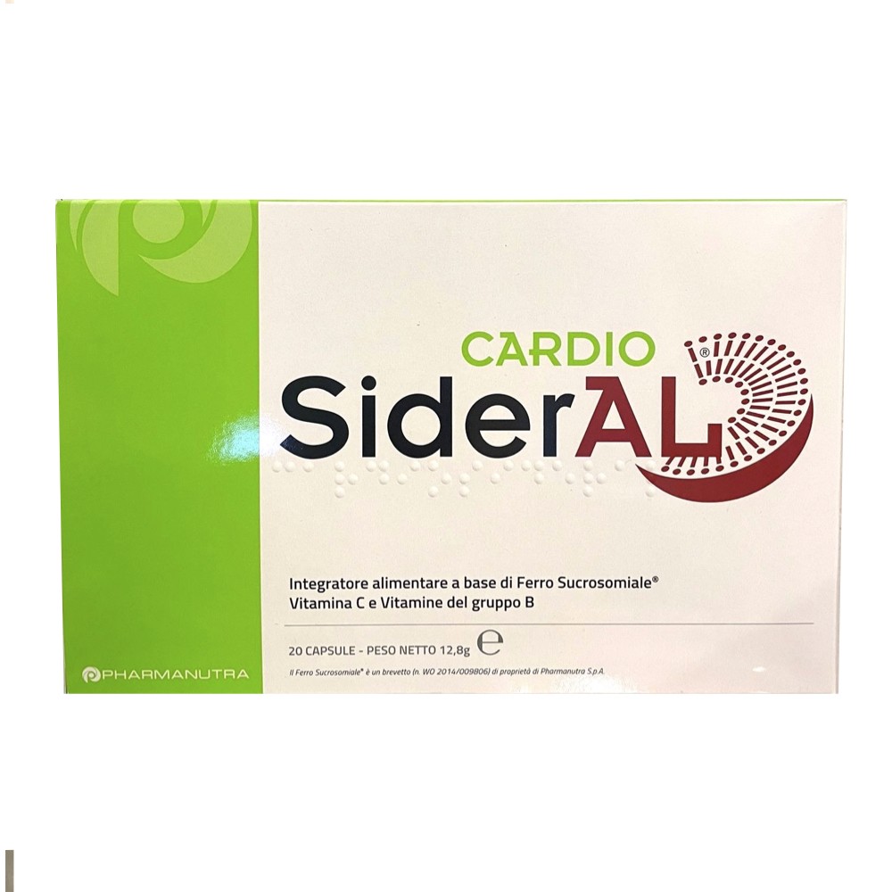 Sideral Pharmanutra Cardiosideral Integratore Di Ferro 20 Capsule - Immagine 2