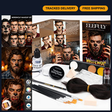 Werewolf SFX Makeup Kit - Halloween Face  Body Paint, Fake Blood Effects