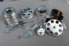 Small Block Ford Serpentine Conversion Kit Sbf 289 302 4bolt Crank Saginaw Small Block Ford Serpentine Conversion Kit Sbf 289 302 4bolt Crank Saginaw