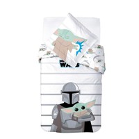 Star Wars Einzel BettwäSche & Kissenbezug Wendbar Baby Yoda BettwäSche Eu GrößE