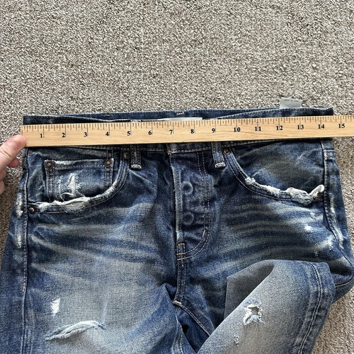 Moussy Vintage Kelley Tapered Jeans Button Fly Size 25 - Picture 8 of 8