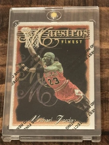 1996 Finest Michael Jordan Maestros Card #127 with Coating