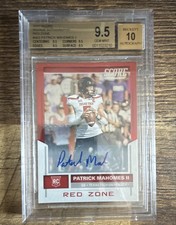 2017 Score - Patrick Mahomes II #403 Rookie Autographs Red Zone /20 (AU, RC)