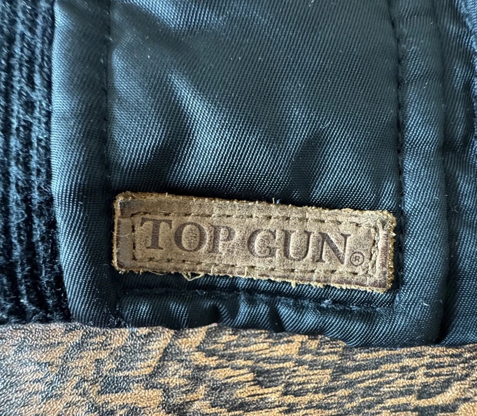 Top Gun Air Force CWU-45 Bomber Flight Jacket w/Patches Men’s S - Image 4 of 4