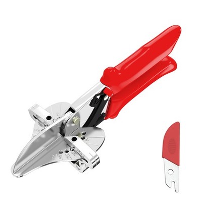 Ratchet Miter Shears 45-135 Degree Multi-Angle Cutter for Soft Wood PVC MDF