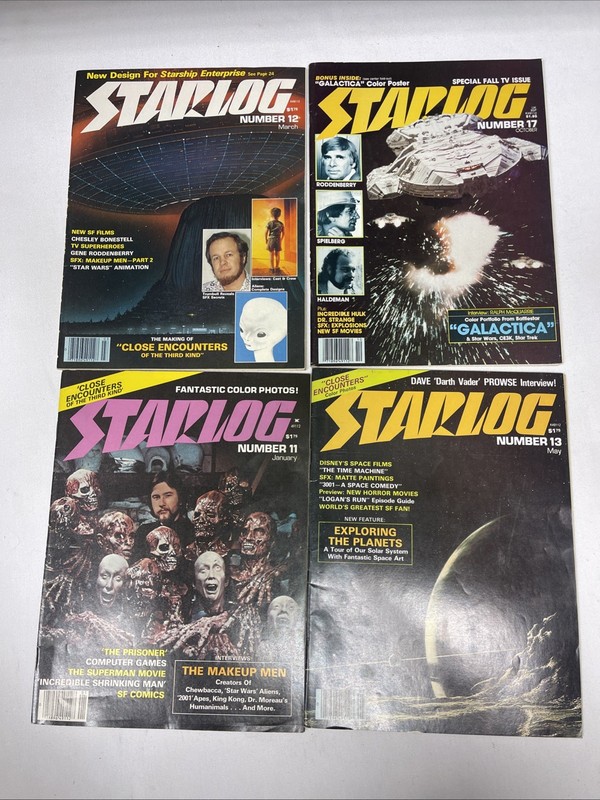 Starlog Magazine Lot Of 4