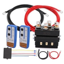 12V 250A Winch Solenoid Relay Contactor with 2Pcs Wireless Remote W/ Controller 12V 250A Winch Solenoid Relay Contactor with 2Pcs Wireless Remote W/ Controller - Image 1