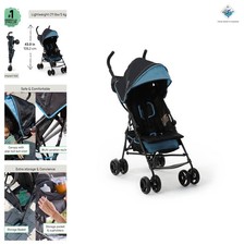 Lightweight Umbrella Stroller Compact Fold Multi-Position Recline Sun Visor