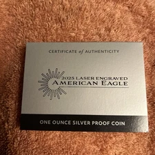 2024-W American Silver Eagle Proof 1oz Silver .999 OGP w/COA