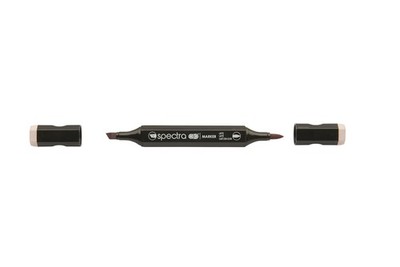 AD Marker Chartpak Spectra, Tri-Nib and Brush Dual-Tip, Latte, 1 Each (S051AD)