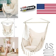 Comfortable Hanging Chair for Adults and Kids with Maximum 500 Pounds Support