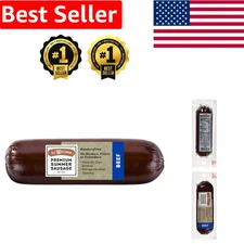Summer Sausage 8oz - 100% Natural, Keto-Friendly, High Protein Snack