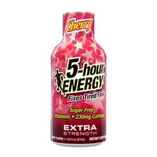 5-Hour Energy Extra Strength Cherry Sugar Free 12 Pack 1.93oz Bottles Fast Ship