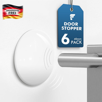 TüRschutz TüRstopper Klinke 6Er Set Transparent FüR Wand- Und TüRgriffschutz