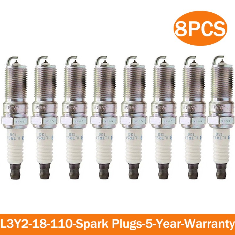 8x L3Y2-18-110  Spark Plugs For Mazda 3 5 6 CX-7 Tribute Ford ILTR5A13G Iridium