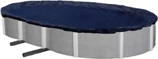 Winter Block Premium Winter Pool Cover for above Ground Oval Pool 10 X 15 Ft