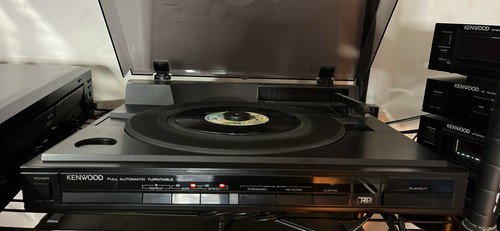 Kenwood KD-67F Direct Drive Full Automatic Turntable Tested, Works W/User Manual