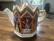  King Henry VIII 8th And His 6 Wives Teapot 4440  James Sadler England