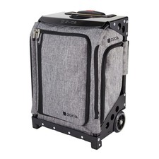Zuca Navigator Charcoal Gray Black Frame Carry On Luggage