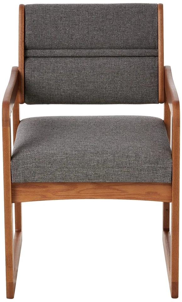 Silla de invitados Valley, brazos, roble mediano Foto 2 de 3