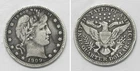 X7690  1909-D Barber Quarter 25c, VF
