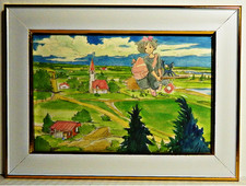 Kikis Deliver...Very Rare Framed POSTCARD 89 ...
