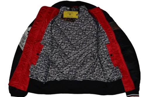 AUTHENTIC TOP GUN "FLYING LEGEND" 23 LIGHTWEIGHT JACKET RED MENS NWT - Picture 4 of 6