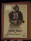 Photo of 2000 Fleer Greats of the Game #56 Sammy Baugh Washington Redskins Football Card