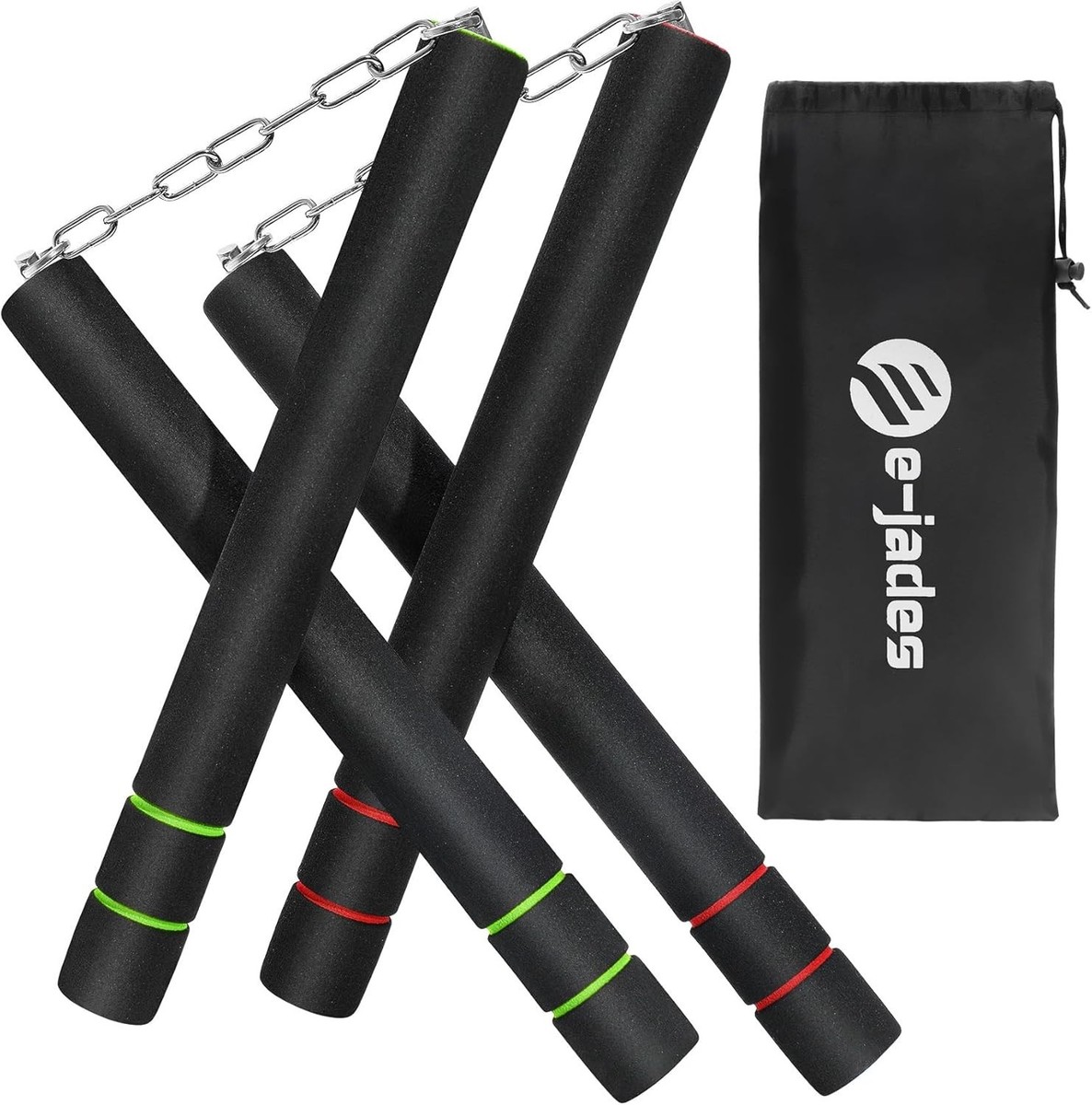 Lot De 2 Nunchakus En Mousse – Sécurité, Léger 90g, Pour Enfants Et Débutants, Arts Martiaux