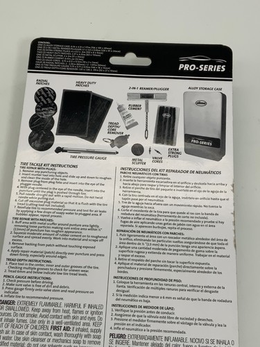 Slime Reifenreparaturset Tackle Kit 18-teiliges Set Pro Series Reparatur Reifen 2-in-1 - Bild 7 von 9