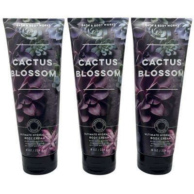(3) Bath & Body Works CACTUS BLOSSOM Body Cream 8 oz | NEW