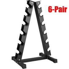 6-Pair Dumbbell Rack 800LB Weight Rack Storage for Home Gym Storage Heavy Duty