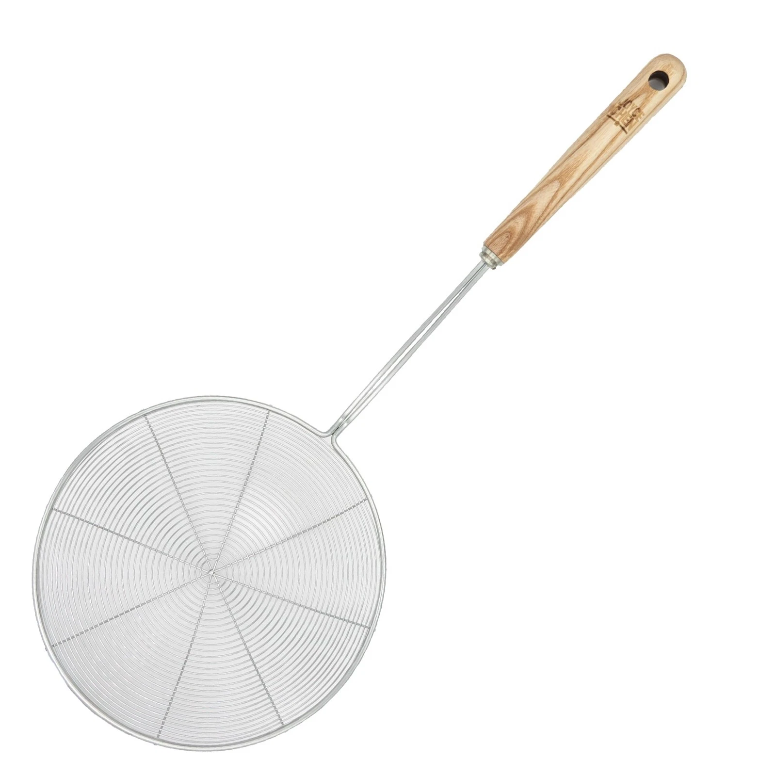 Deluxe Kitchen Spider Strainer Stainless Steel 7-Inch Wire Basket with Heat-R...